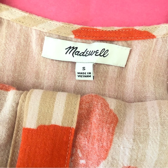 Madewell Moroccan Button Down Cover Up / Floral Dress. . - Picture 8 of 12